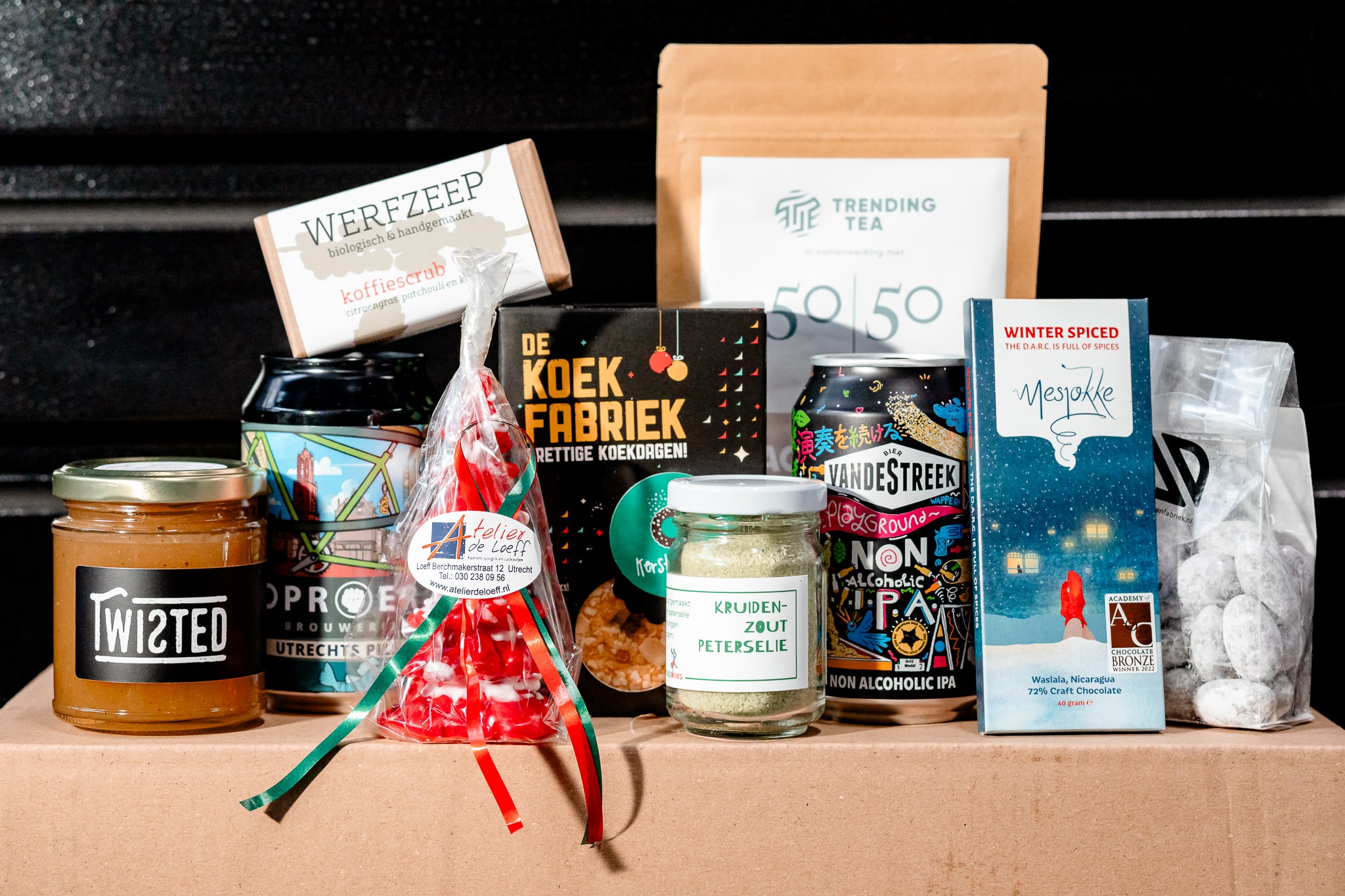 lokaal geproduceerde geschenkpakketten