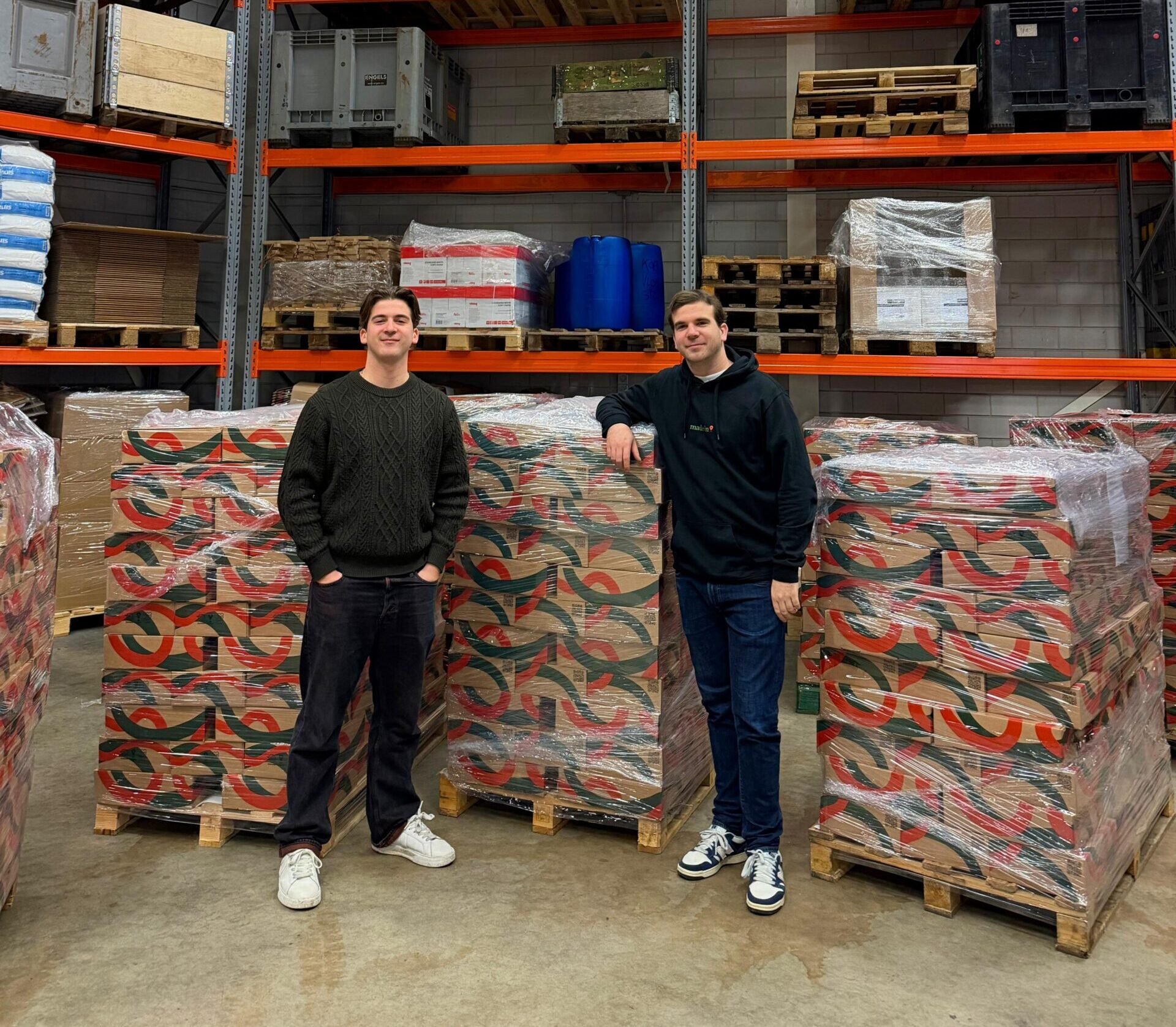 Bart en Luuk Dassen, oprichters van Made In, duurzame kerstpakketten Utrecht